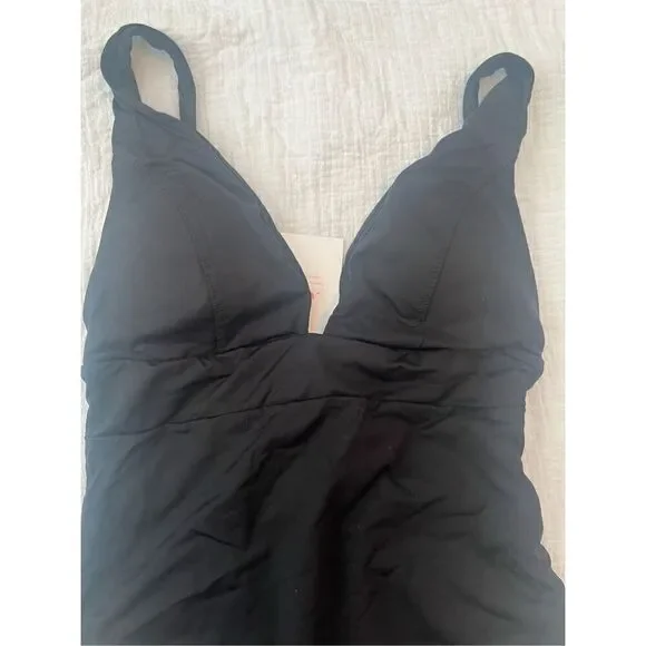 ANDIE Swim Sardinia Black One Piece Swimsuit Medium Tall NEW